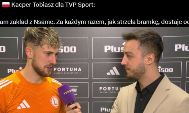 ZAKŁAD Kacpra Tobiasza i Jean-Pierre Nsame XD